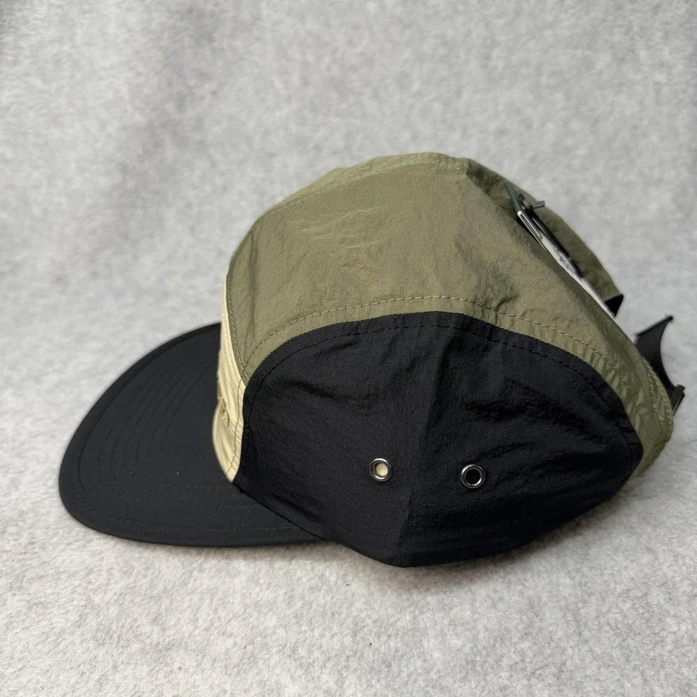 Alpine Design Hat Cap‎ Strap Back Mens One Size Black Olive Khaki 5 Panel Nylon